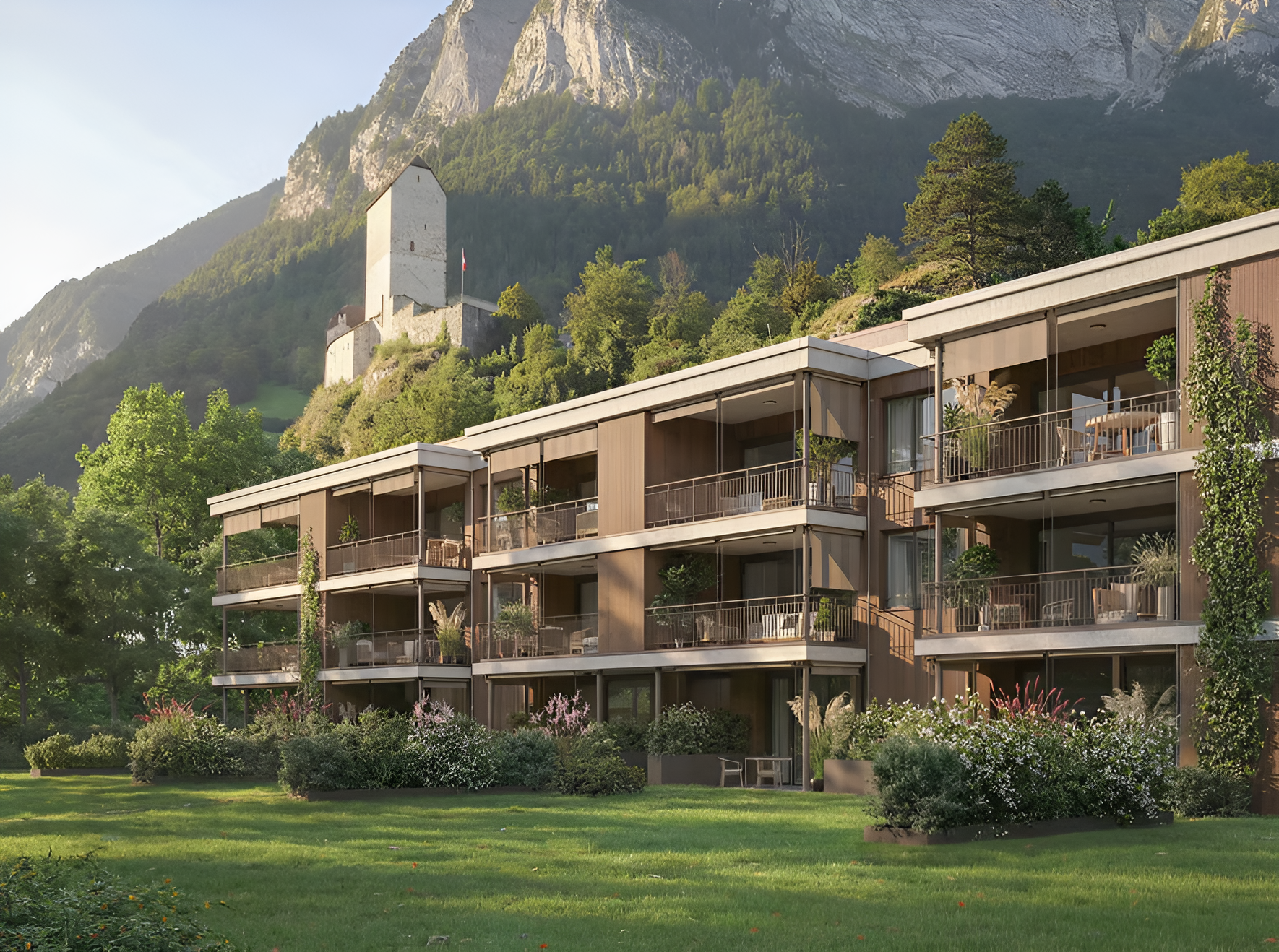 Neubau Mehrfamilienhaus Schlosspark Sargans